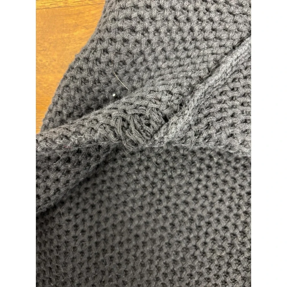 VTG The Limited Sweater Womens Large Black Chunky‎ Knit Boatneck Pullover Casual